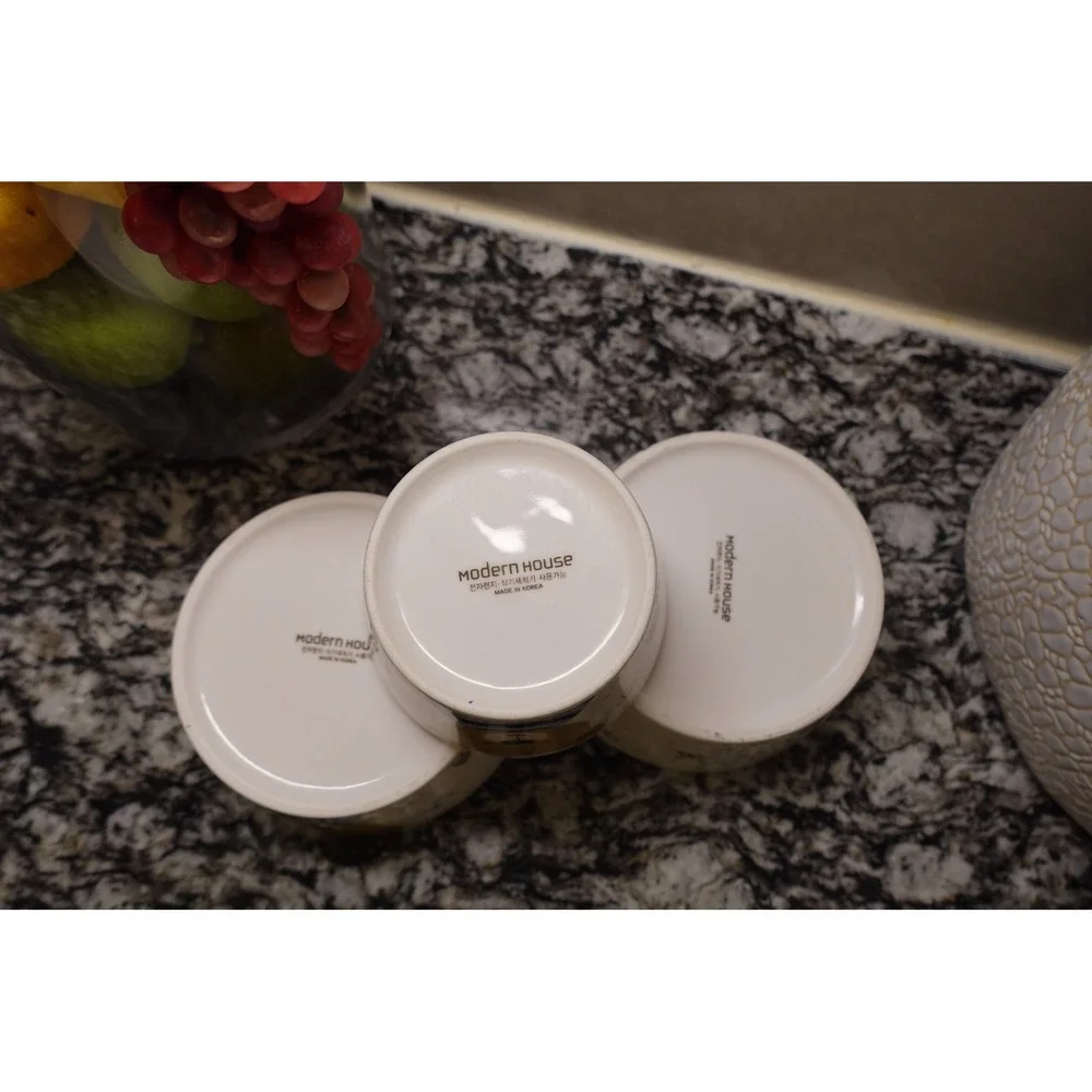 Set of 3 Toddler Bear Bowls | Kids‎ Dinnerware Set | Cute Animal Bowls | Baby
